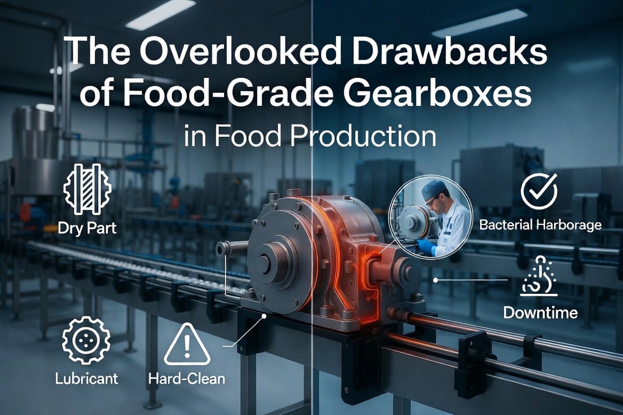 The Overlooked Drawbacks of Food‑Grade Gearboxes in Food Production